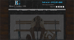 Desktop Screenshot of graberpersonalinjury.com